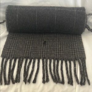 Polo by Ralph Lauren Gray Checkered Scarf